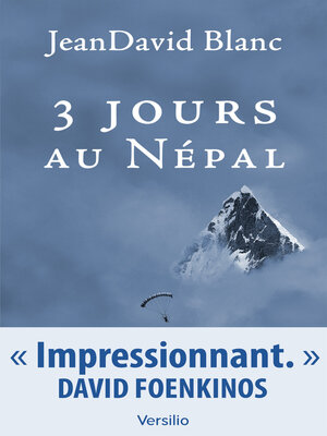 cover image of Trois jours au Népal